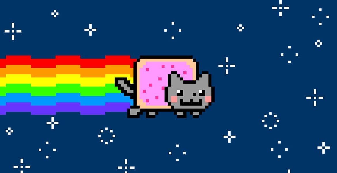 Famous gif of Nyan Cat, sold by author Chris Torres for more than $ 500,000