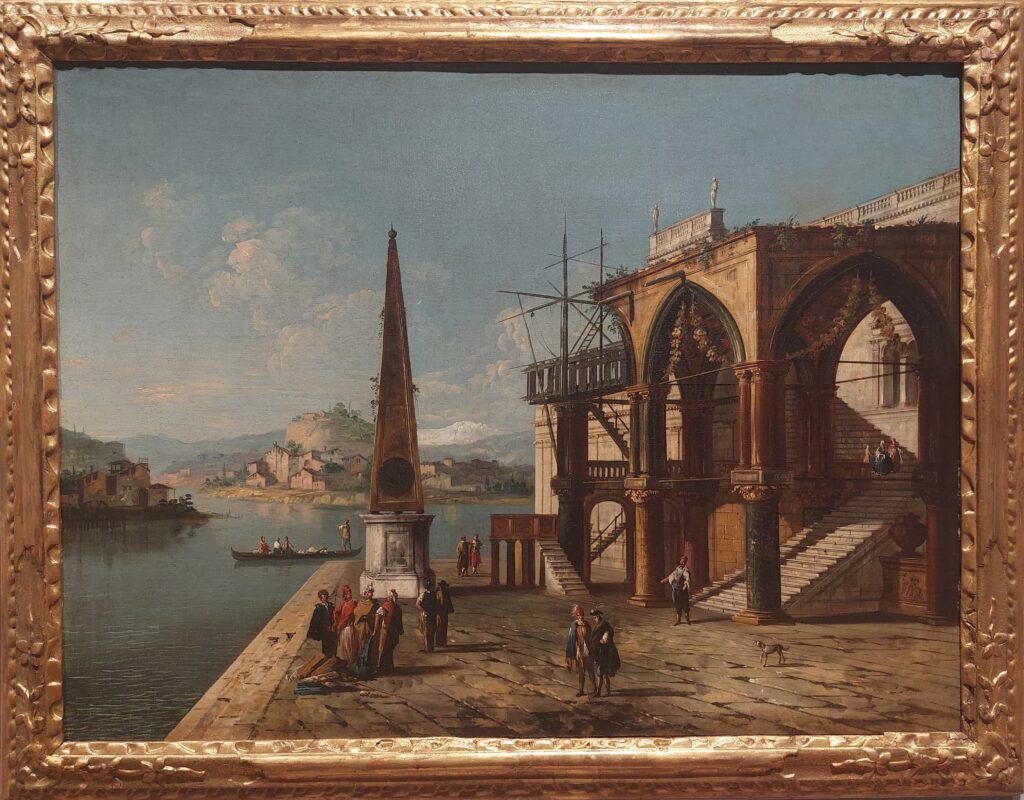 Opera rappresentativa della mostra "All'ombra di Canaletto. Paesaggi e 'capricciose invenzioni' del Settecento veneziano"